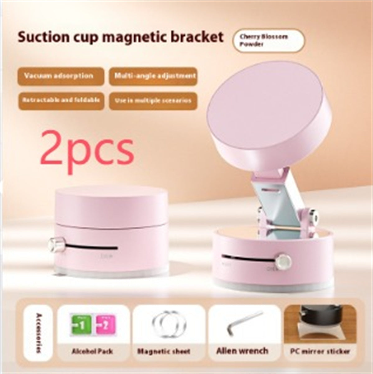 Magnetic Vacuum Car Phone Holder — Hands-Free, Universal Fit