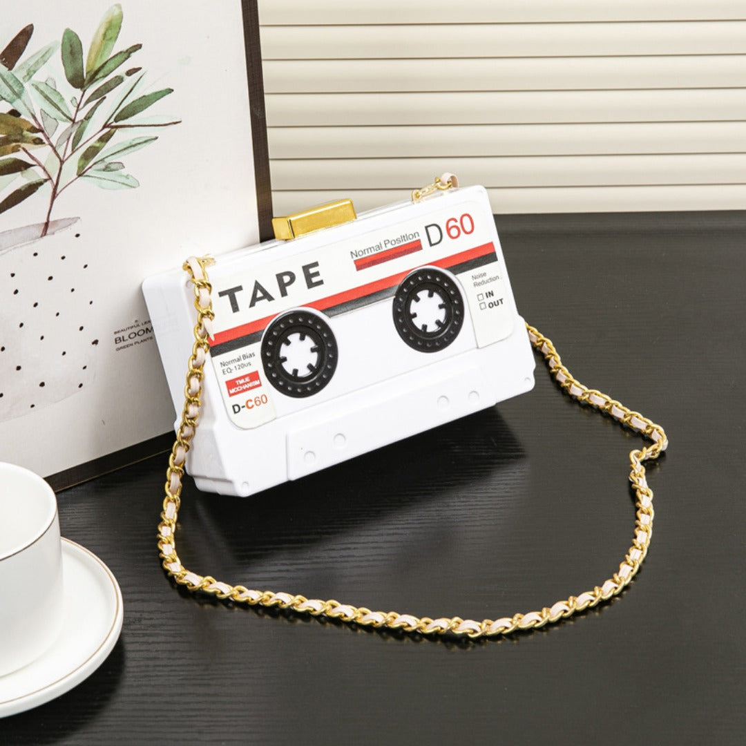Tape Chain Clutch Purse, Clutch Purse, Clutch Purse Casual, Clutch Purse Party, Prom Bag