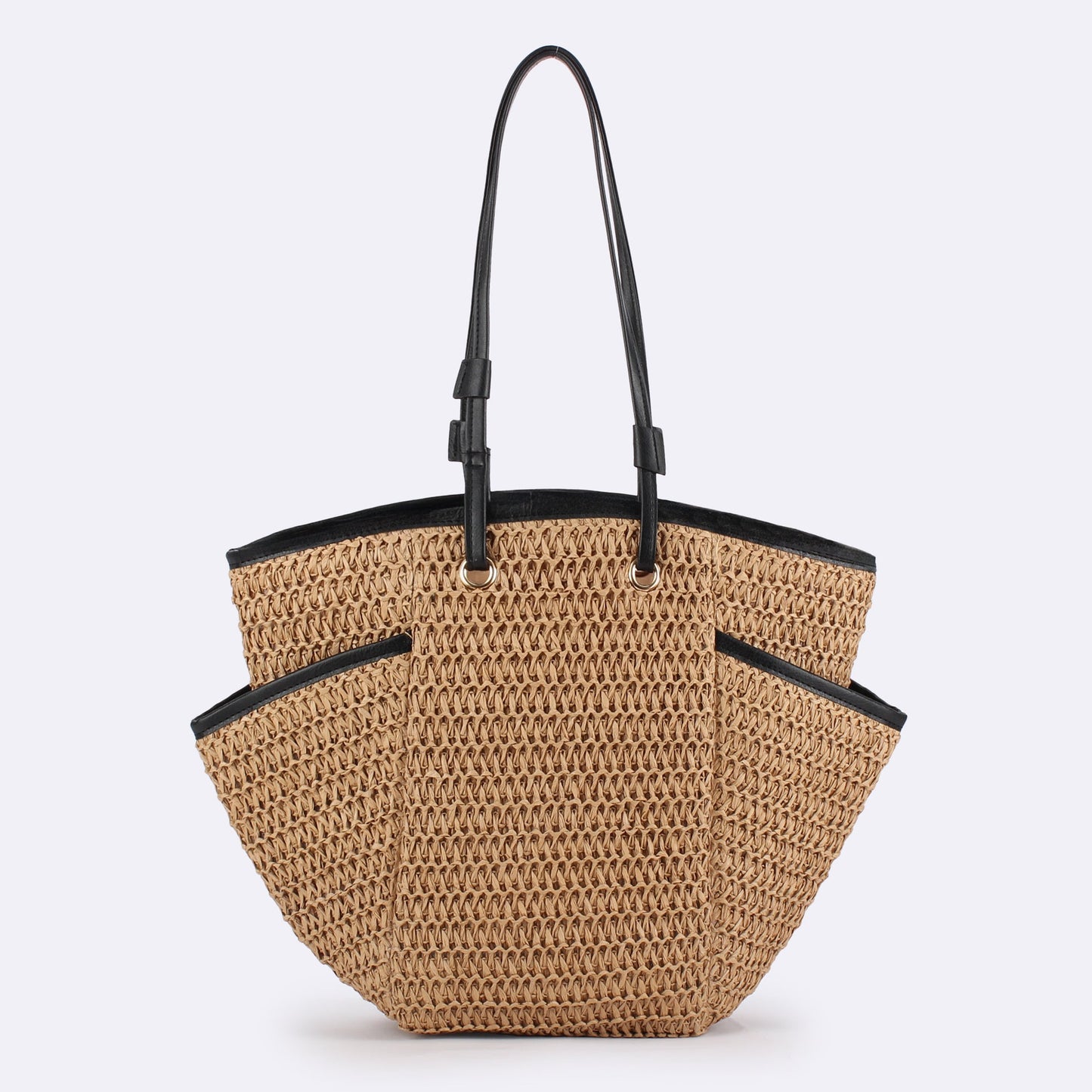 Handwoven Large Tote – Designer Beach Bag, Daily Casual Vacation Purse, Versatile Women's Accessory