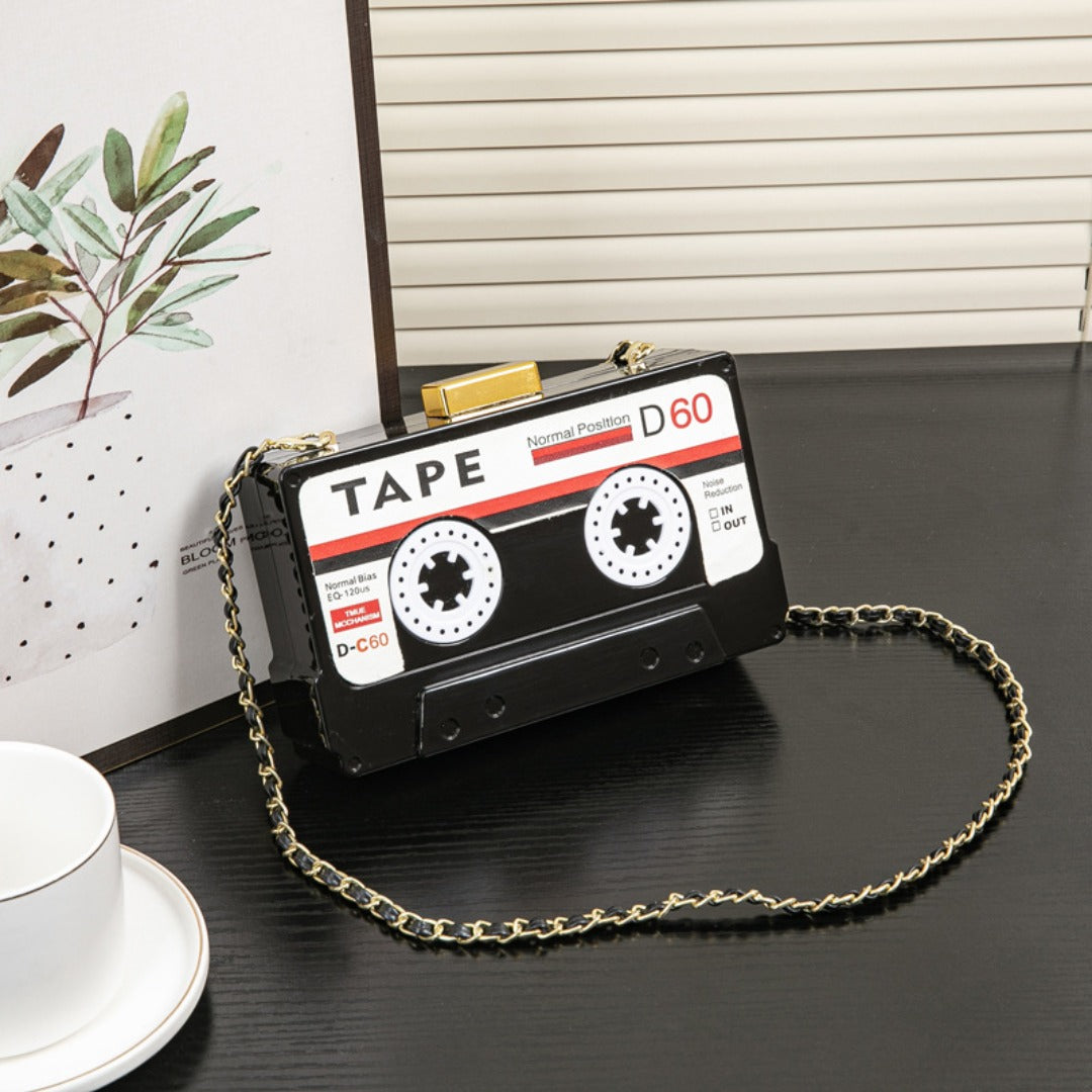 Tape Chain Clutch Purse, Clutch Purse, Clutch Purse Casual, Clutch Purse Party, Prom Bag