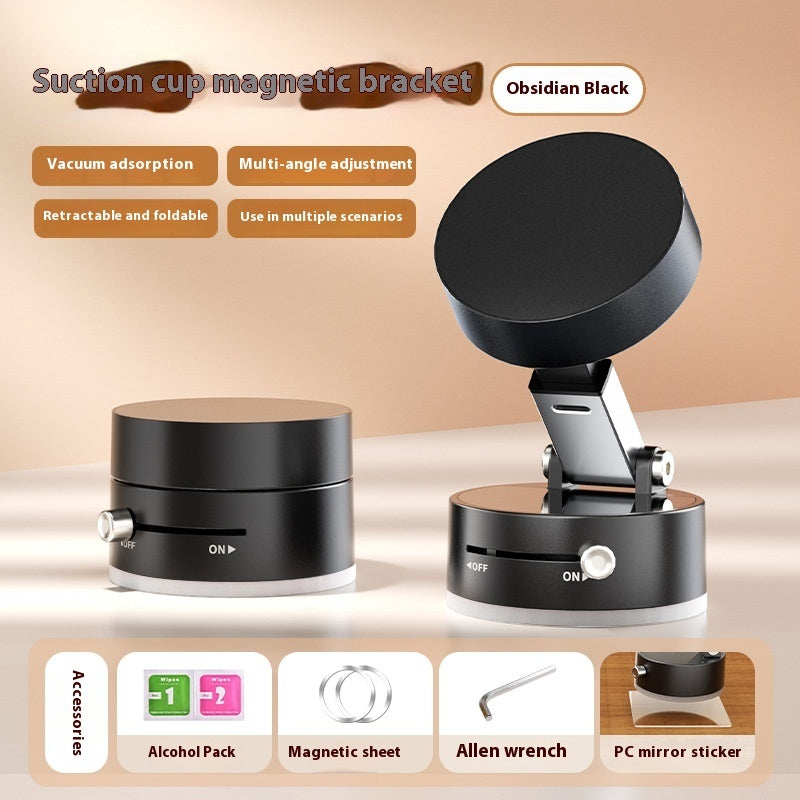 Magnetic Vacuum Car Phone Holder — Hands-Free, Universal Fit